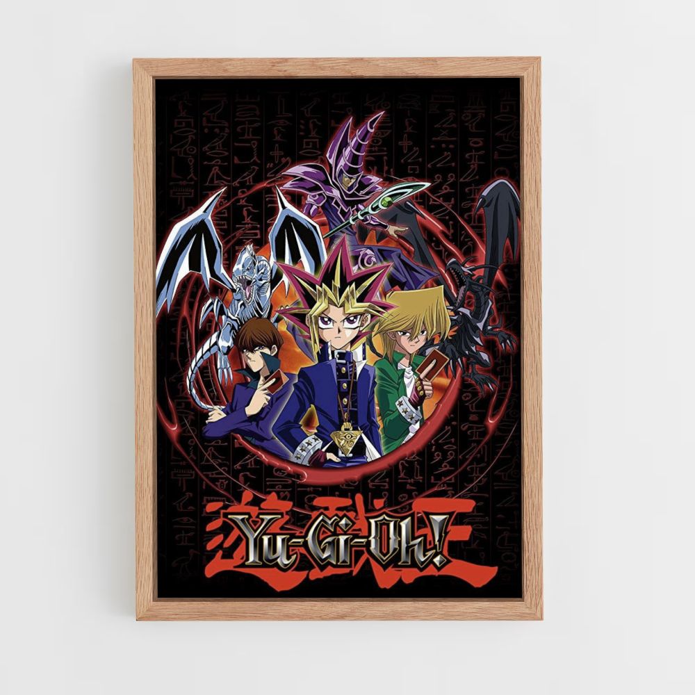 Poster Yu Gi Oh Rückenkarte