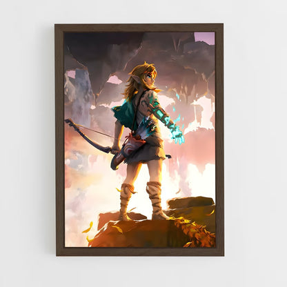 zelda-13 cadre Bois foncé