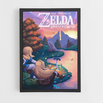 Poster Zelda Pixel Art