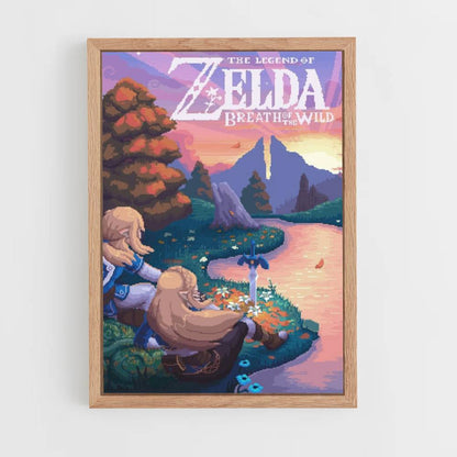 Poster Zelda Pixel Art