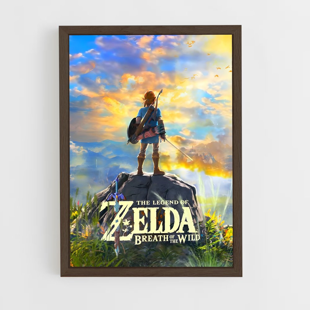 zelda-15 cadre Bois foncé