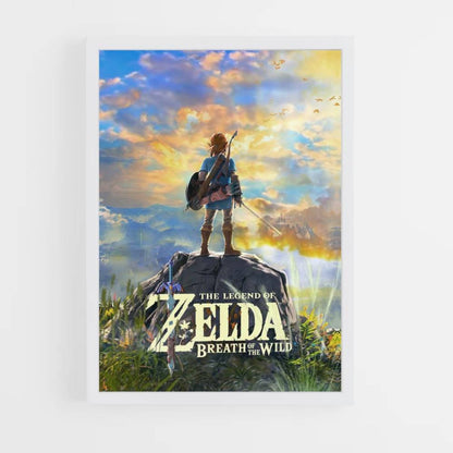 Poster Zelda Himmelgelb Blau