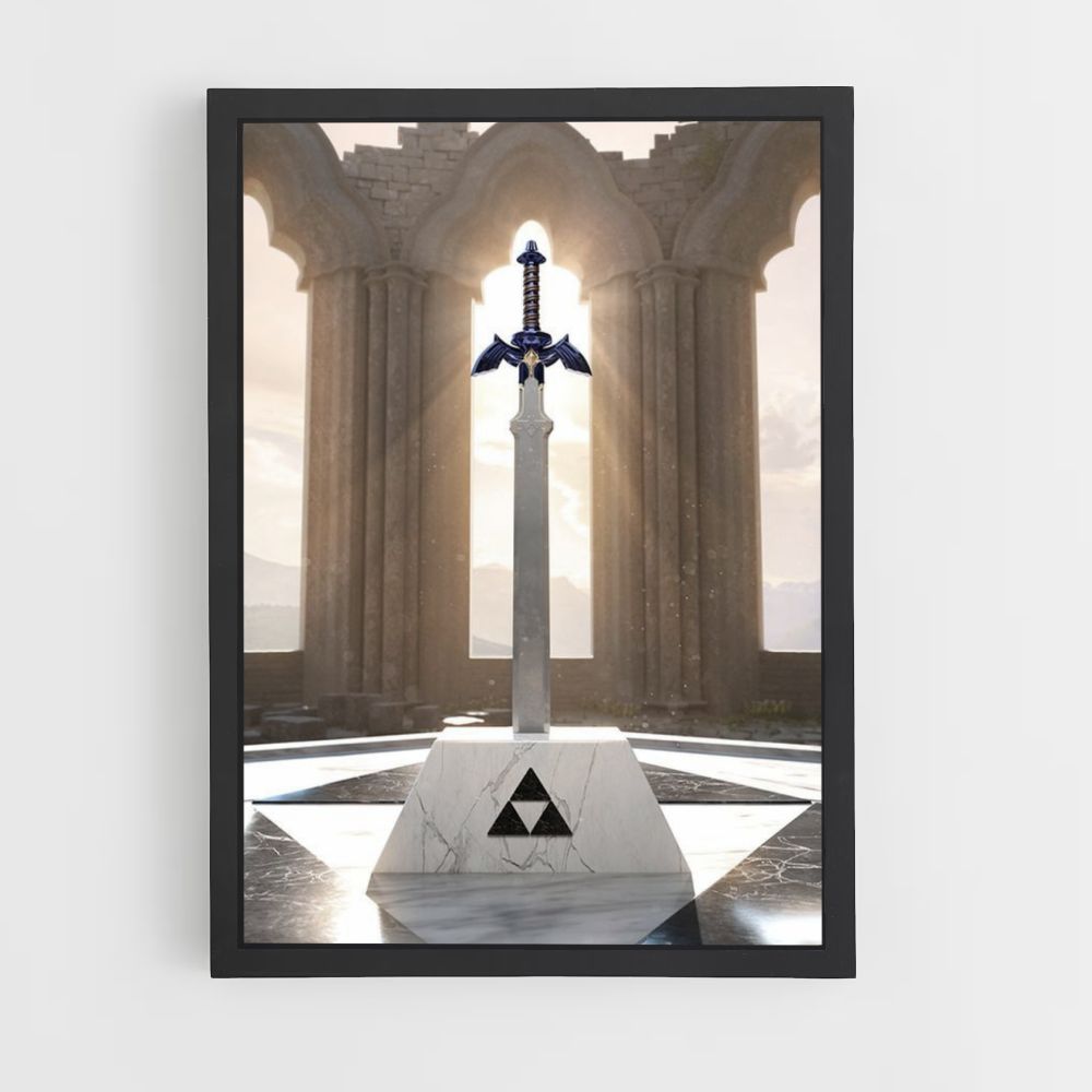 Triforce-Schwert-Poster