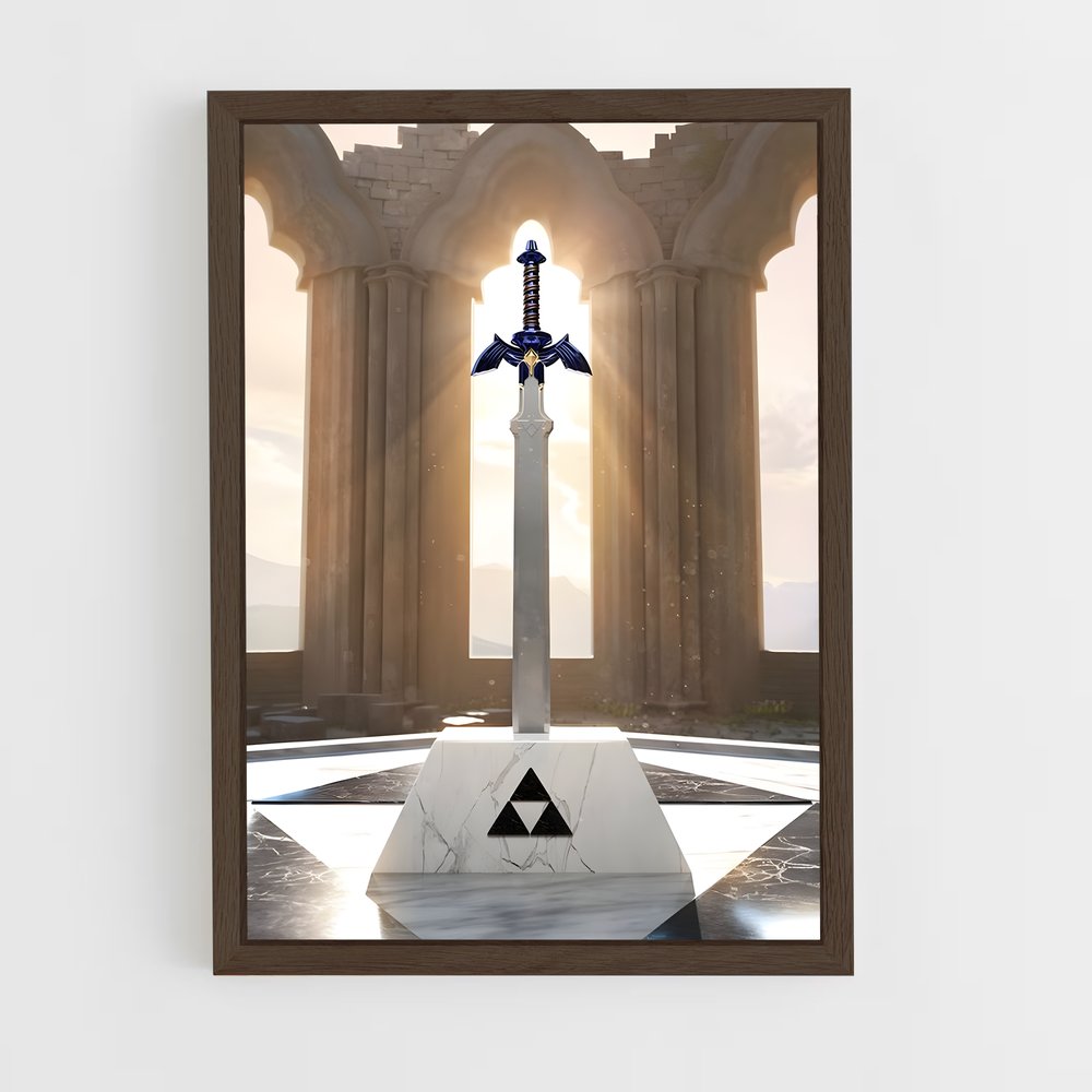 zelda-5 cadre Bois foncé
