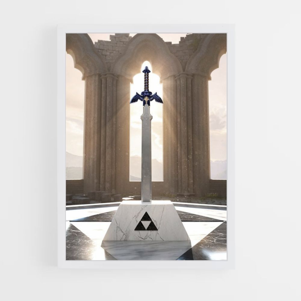 Triforce-Schwert-Poster