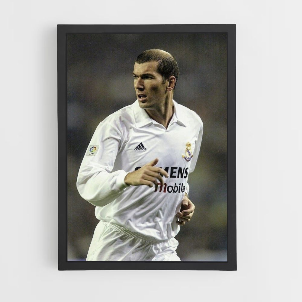 Poster Zidane White