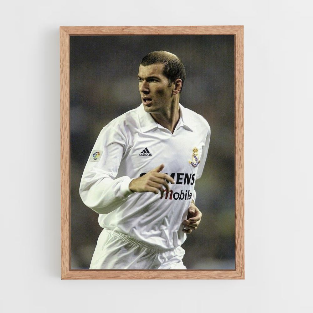 Poster Zidane White