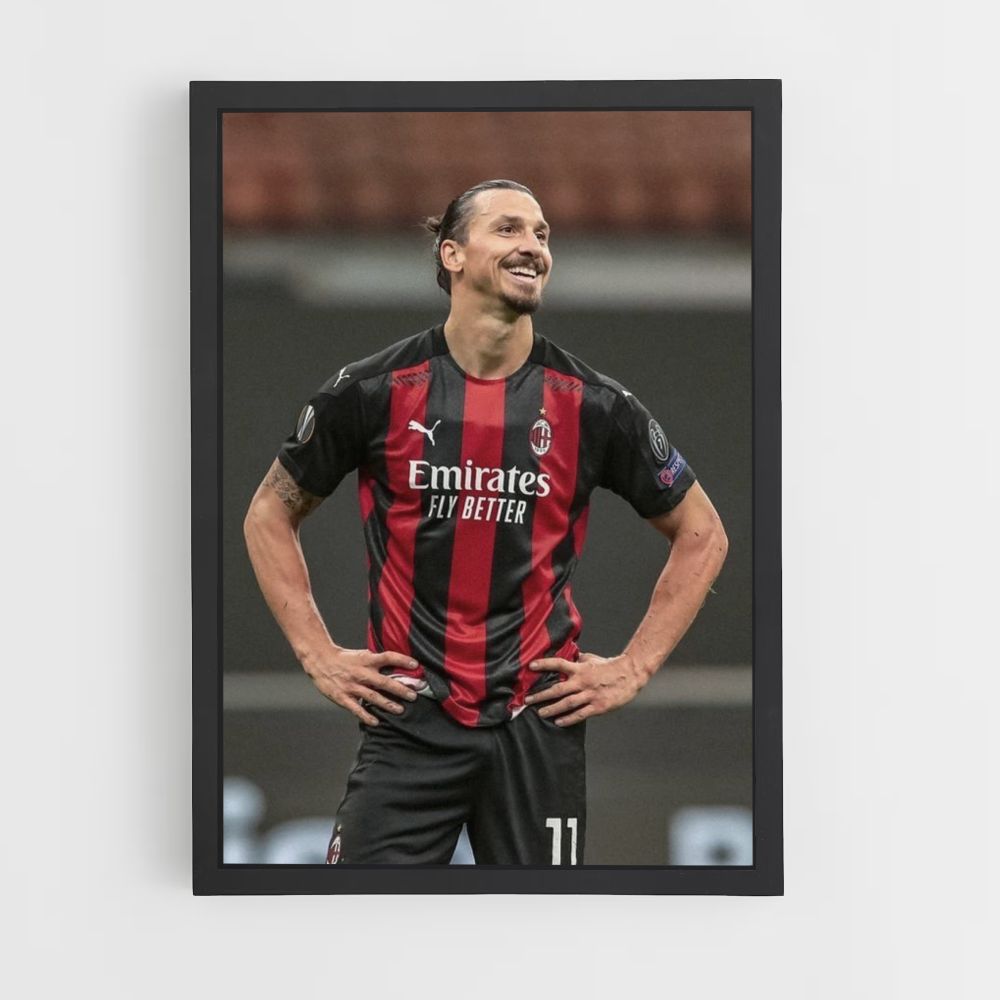 Poster Zlatan lacht