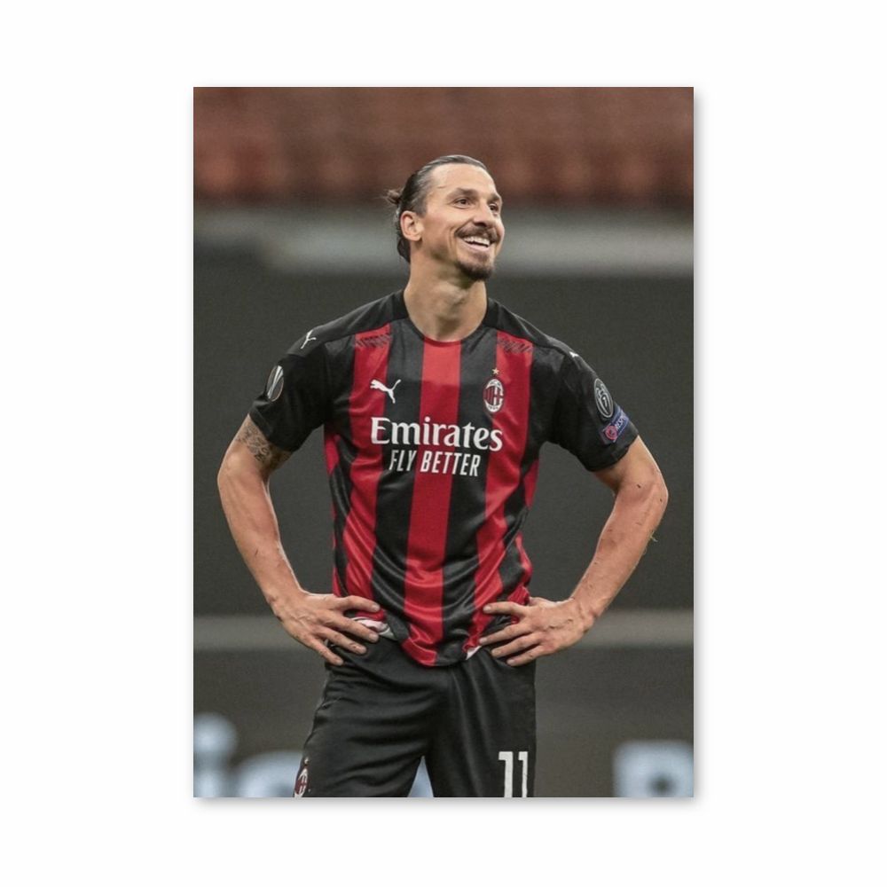 Poster Zlatan lacht