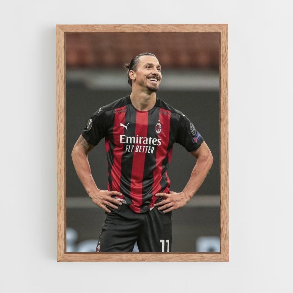 Poster Zlatan lacht